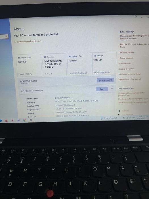Vand leptop lenovo intro stare buna