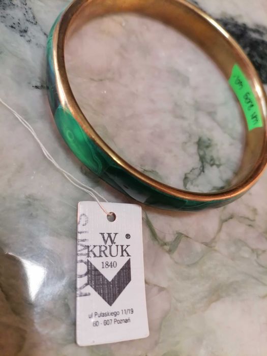 Bratara hand made din malachit natural autentic