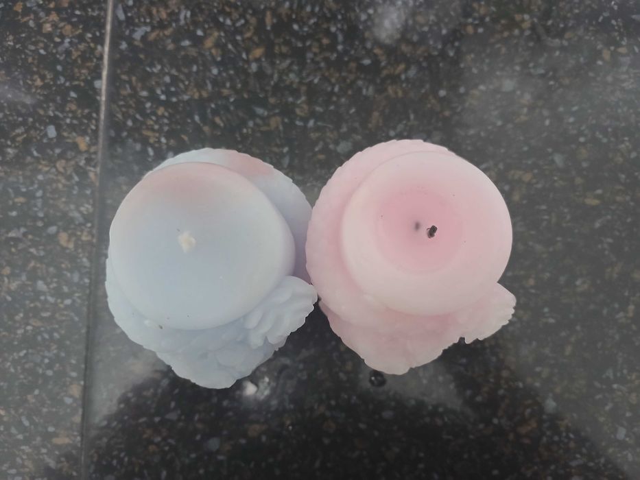 Две фигурные свечи handmade: 1000 + 500