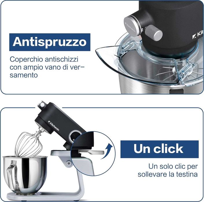 Планетарен миксер Kitchenin 5L 400W кухненски робот за готвене
