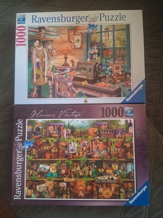 2 броя пъзели ravensburger 1000 части