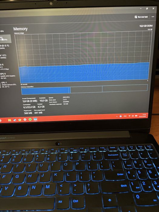 Laptop Lenovo ideea pad gaming 3