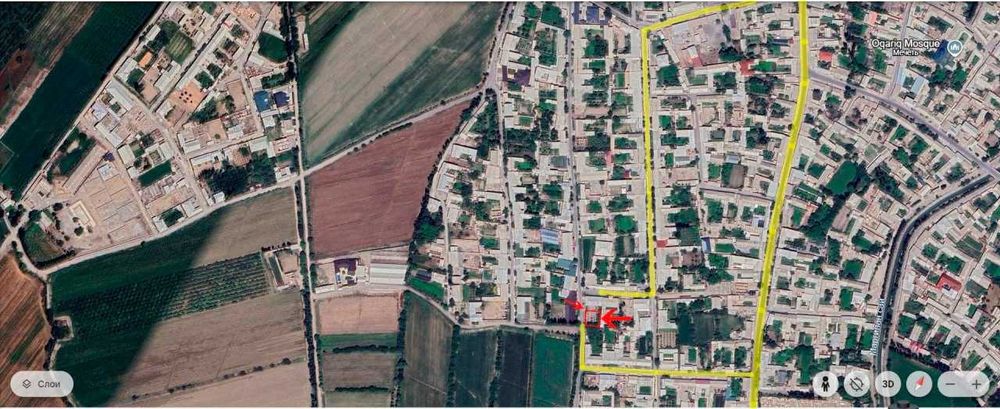 Oq ariq masjididan 600 metr 4 sotik yer uchastkasi sotiladi