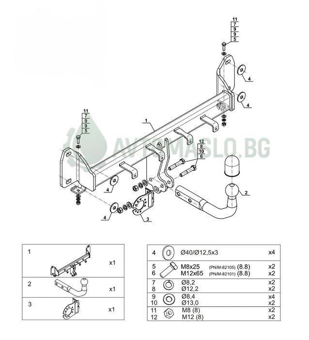 НОВ Теглич за BMW X3 F25 сваляем теглич за бмв х3 ф25