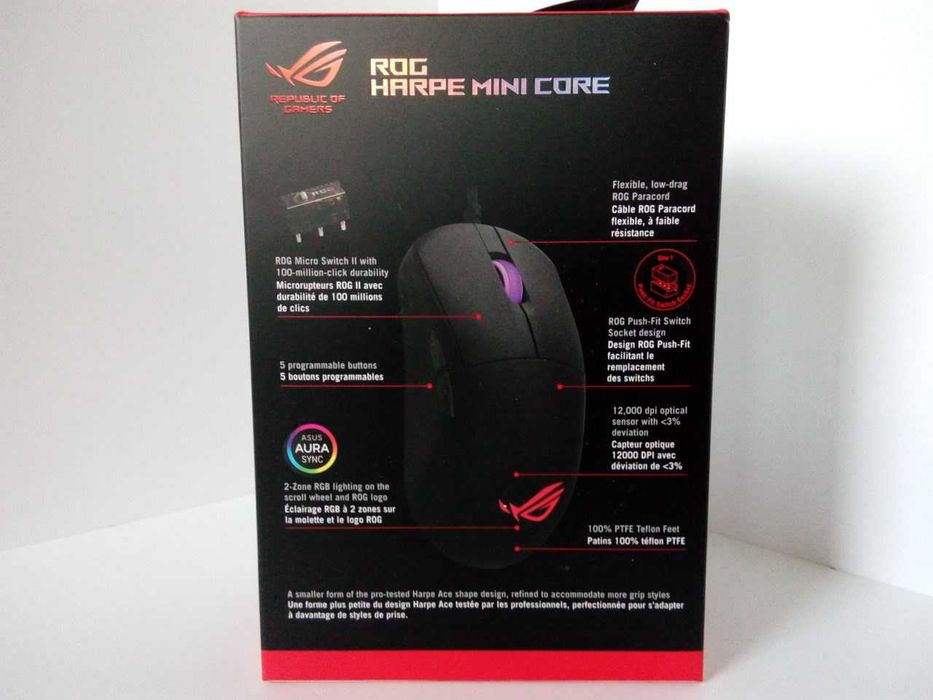 игравовая мышка ASUS ROG Harpe Mini