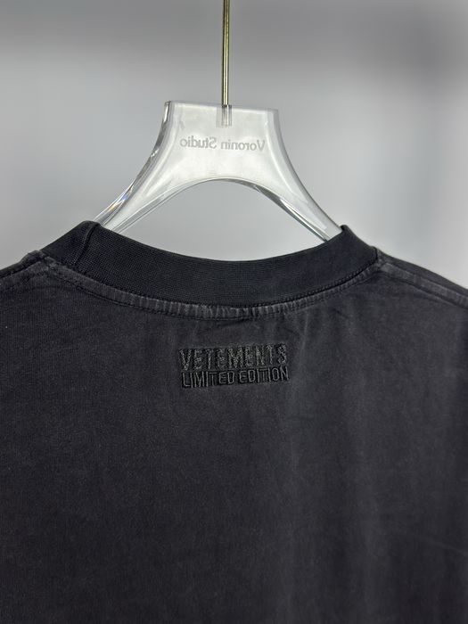 VETEMENTS Rhiatones T-shirt | Vetements Tricou cu Strasuri