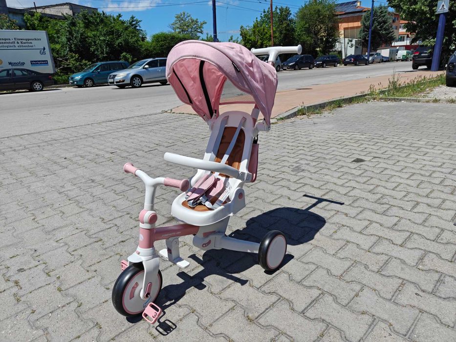 BYOX Детска триколка COMPACTO 4в1 розов