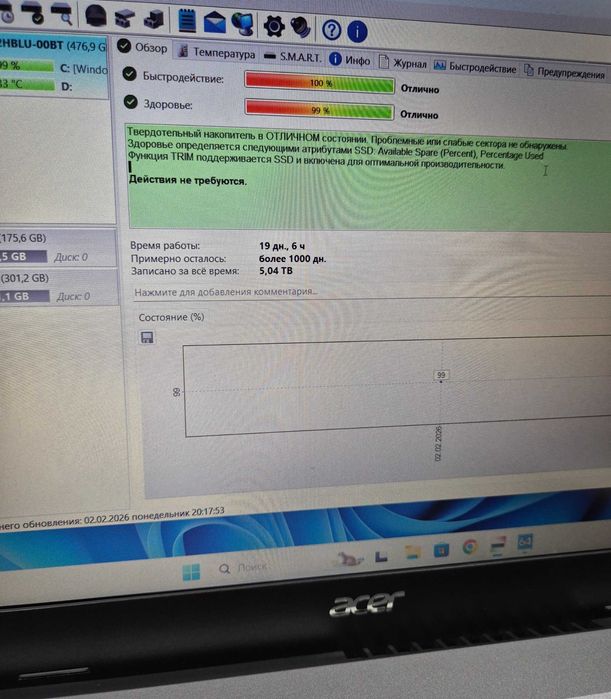 Acer Aspire 15 Core i5-1335U  8/512gb