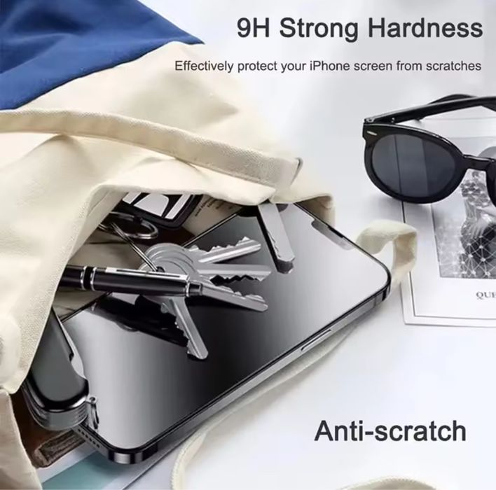 iPhone 15 pro max стъклен протектор anti-spy инкогнито стъкло