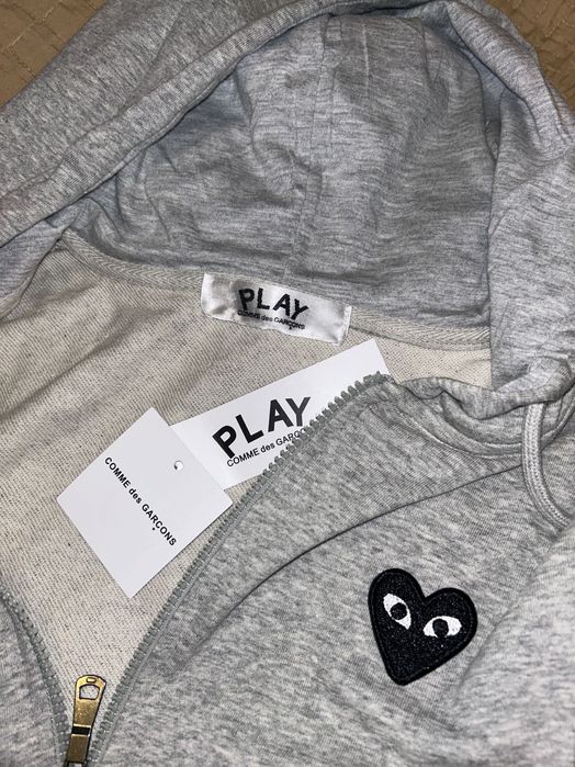 VAND Hanorac Comme des Garçons zipper gri