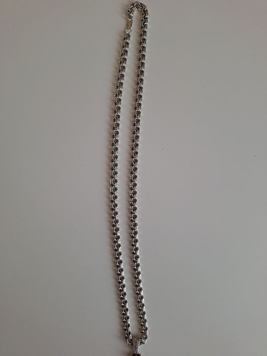 Цепочка крест подвеска серебро