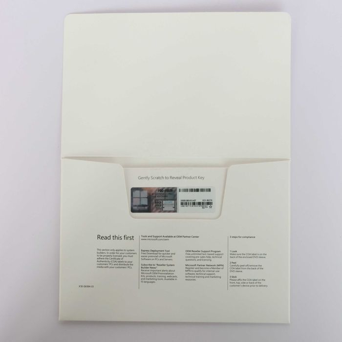 Microsoft Windows 11 PRO — DVD Pack (OEM)  LITSENZIYA