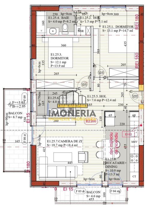 Empire Residence Marcusului – 0% Comision –3 camere, 0,8 km metrou — fotografia 3