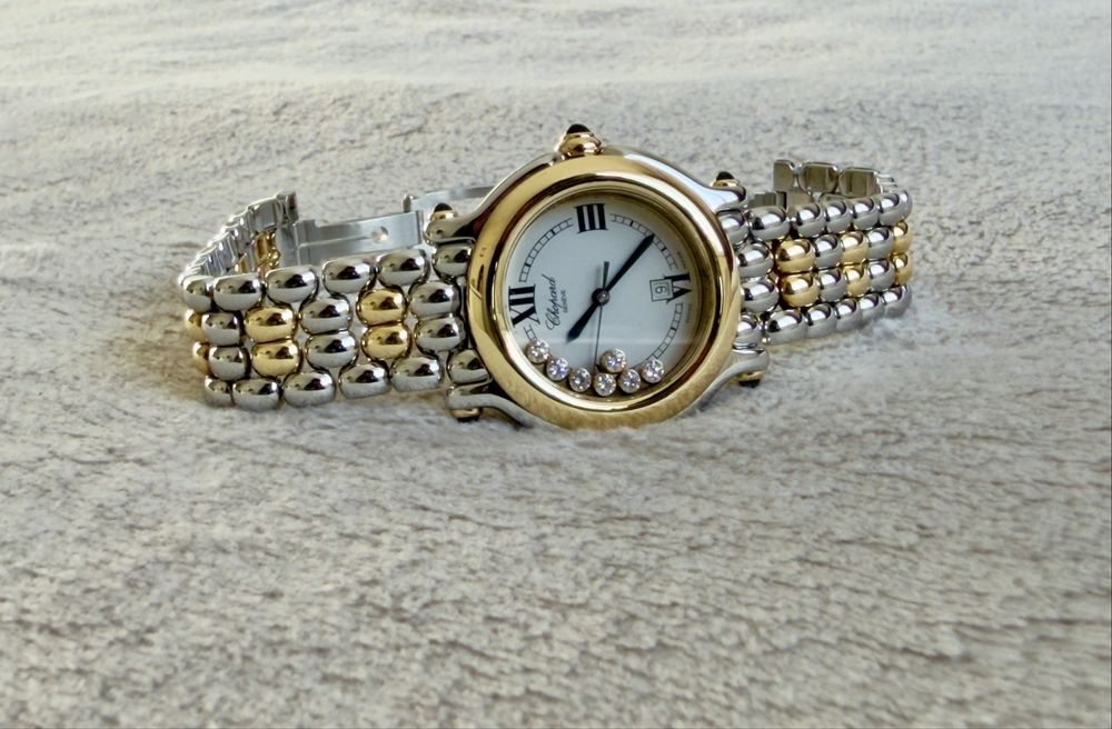 Chopard Happy-Sport 7 Diamante Two Tone Aur otel