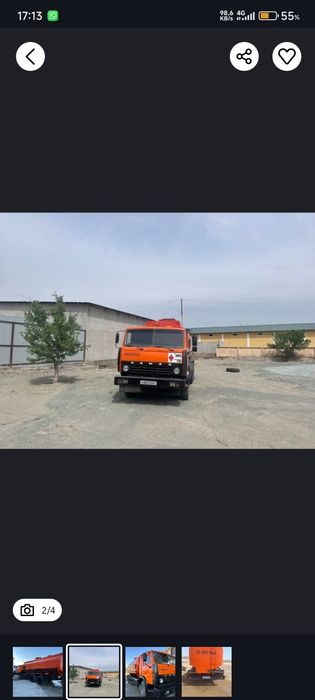 20 tonnalik vadovoz benzavoz