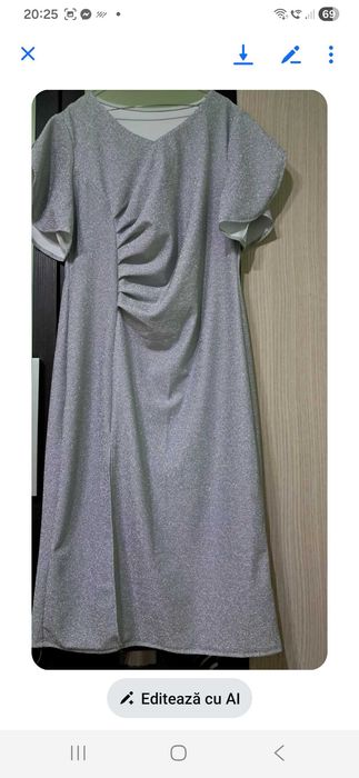 Vand rochie gala 48/50 lurex
