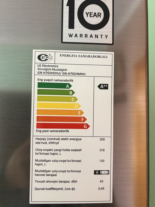 LG. Холодильник