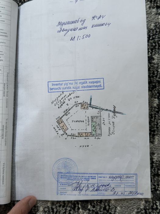 Hovli sotiladi Hujjatlari tayyor