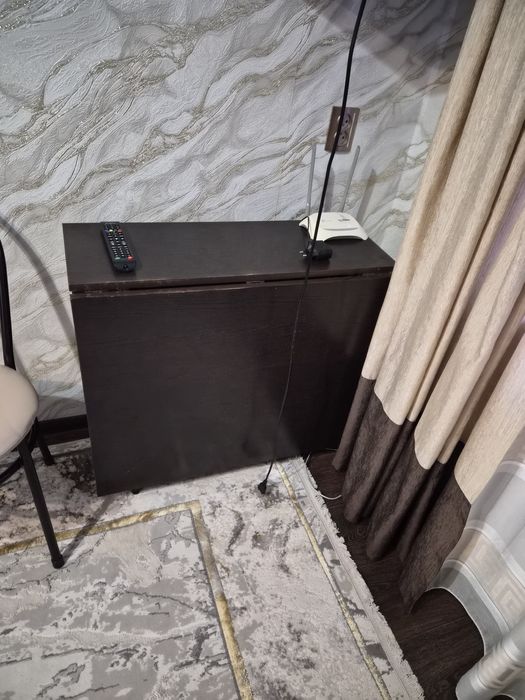 Стол-книжка темно-коричневый б/у