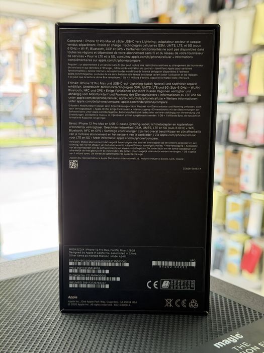 Apple iPhone 12 Pro Max,Pacific Blue,128GB *КатоНов*1г Гаранция*