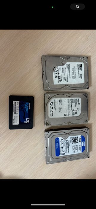 HDD 1TB + 500GB + 250GB + SSD 120GB комплект можно отдельно