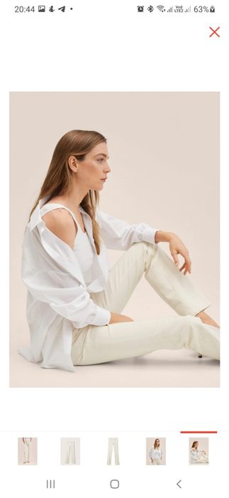 Джинсы Mango с этикеткой