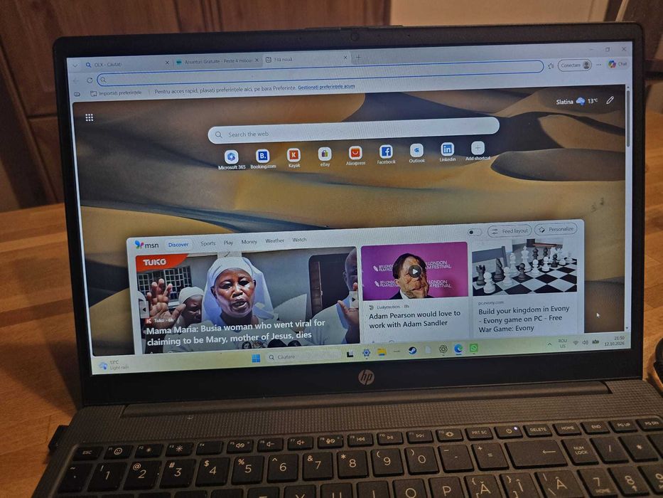 Laptop HP 15, Intel i5 generația 13, 16 GB RAM, SSD 512 GB