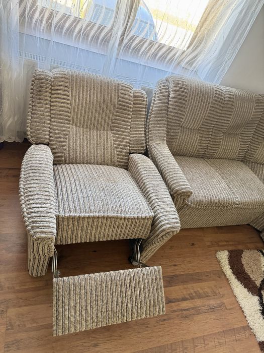 Coltar + fotoliu extensibil