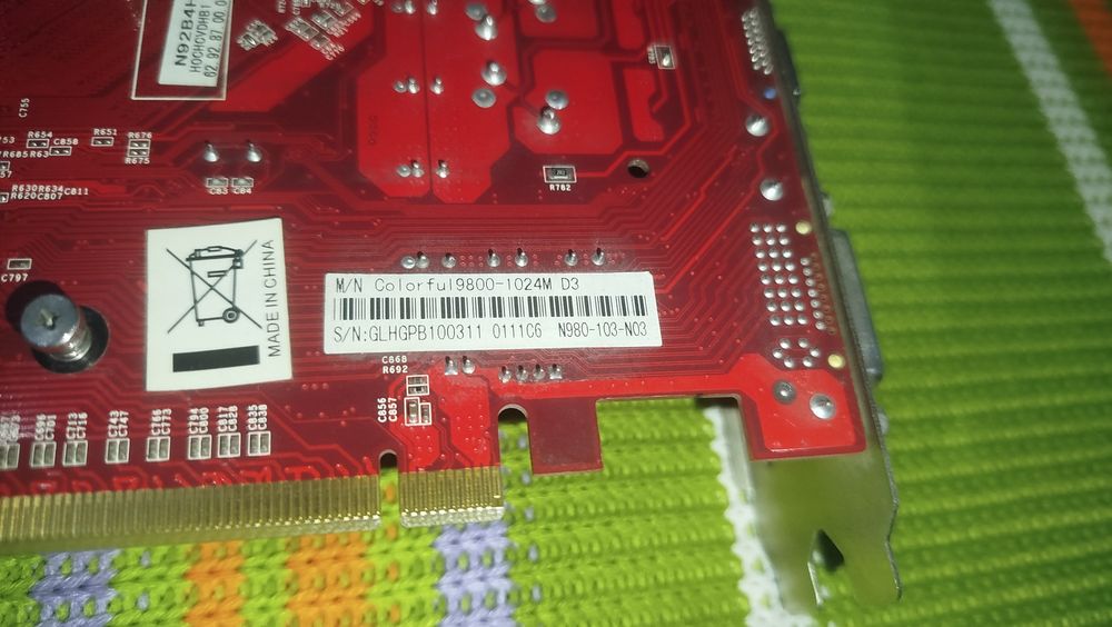 Видеокарта 9800 gt