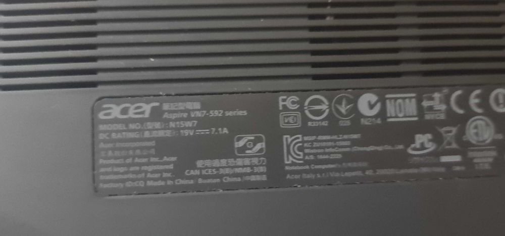 acer vn7 nitro / i5 6300h / gtx 960m 4gb