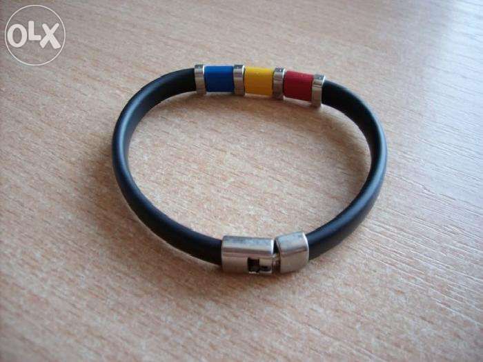 Bratara silicon si inox - superba