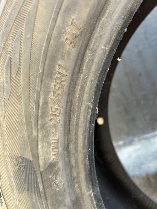 Продам зимние шины 215/55/r17