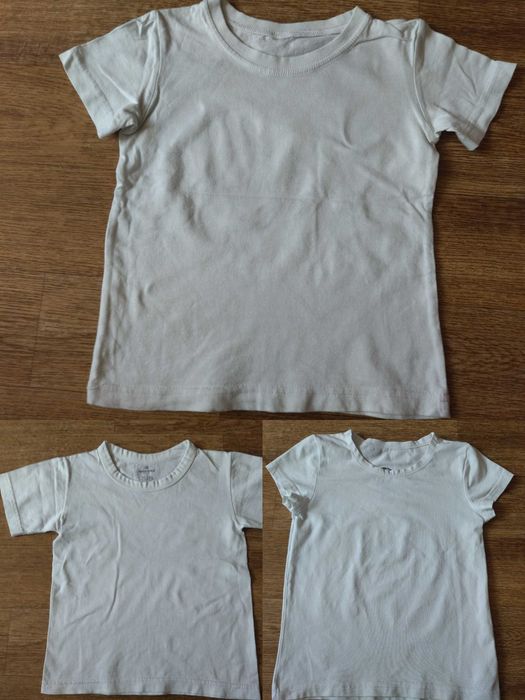 Футболка белая 5-6 лет