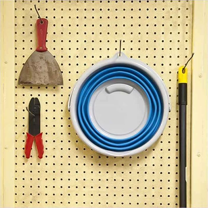 Силиконова сгъваема кофа 10L с подсилена конструкция