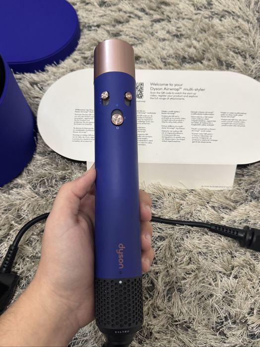 Vând Dyson Airwrap Complete Long – albastru/violet
