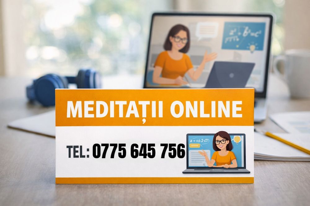 Meditații ONLINE engleză și română  - din confortul casei tale
