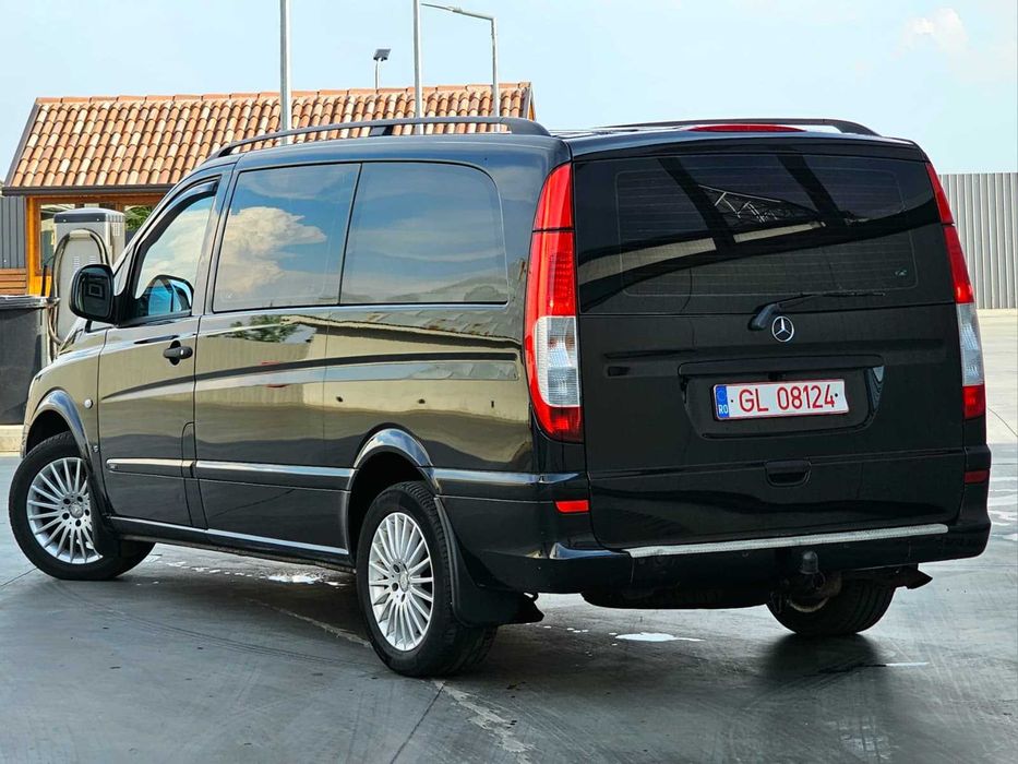 MERCEDES Vito 120 Mixt 2009 Autoutilitara N1 6 locuri+marfa 3.0CDi 204 CP E4 CutieAut clima piele navi, recent adus