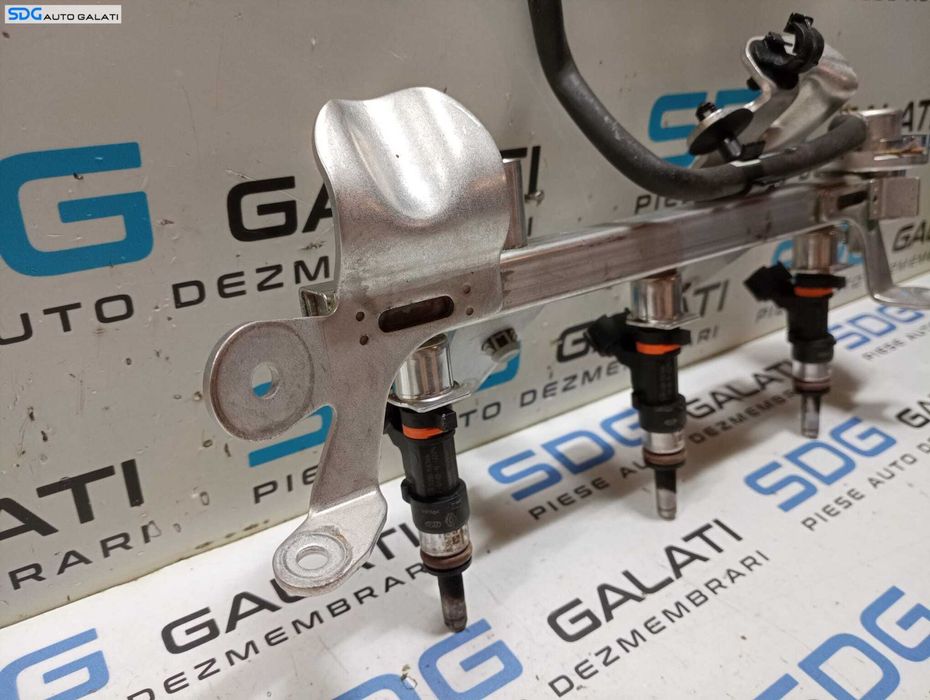 Rampa Cu Injector Injectoare Dacia Sandero 2 0.9 TCE 2012 - 2020 Cod 175201470R 0280158366 166004787R H8201505544 [M5607] [M5608]