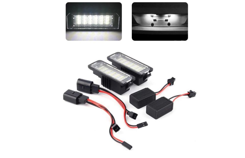 Lampi LED nr numar  VW Volkswagen GOLF 4 5 6 Polo 6R Skoda Seat