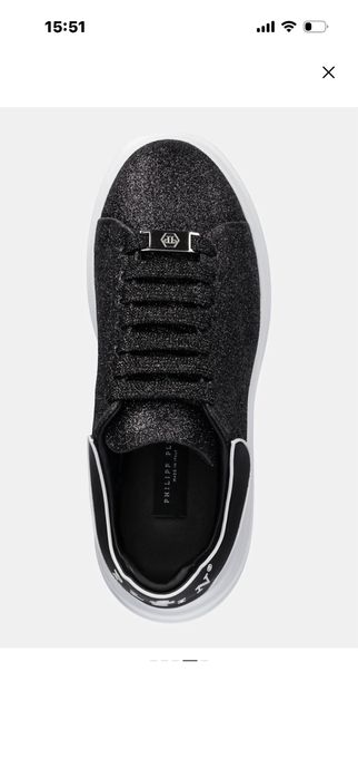 Маратонки Philipp Plein lo-top glitter