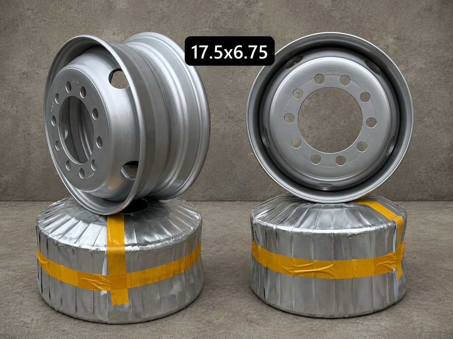Yuk mashinalari uchun turli o‘lchamdagi diskalar 22.9x11.75, 22.5x9.00