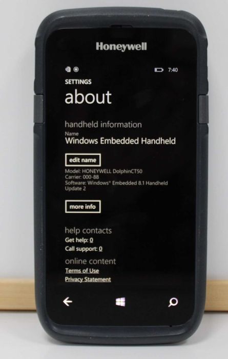 Мобилен компютър Honeywell Dolphin CT50