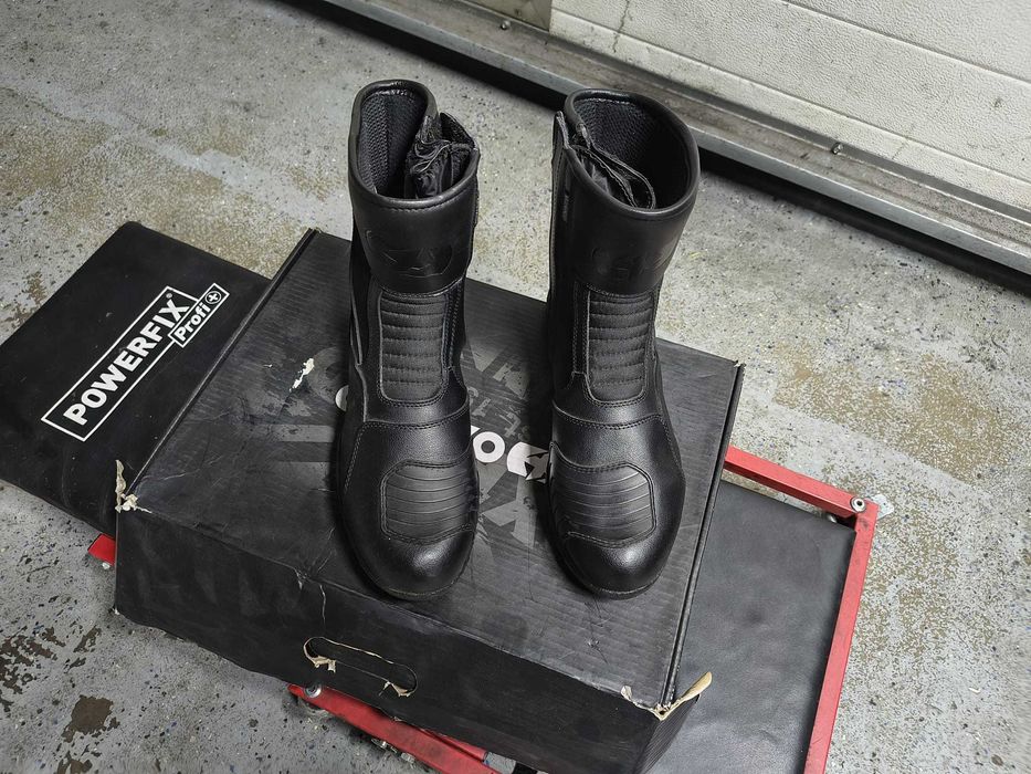 Cizme moto din piele