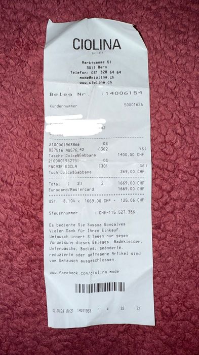 Poșetă Dolce&Gabbana originală