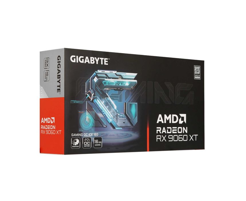 - Видеокарта Gigabyte RX 9060 XT GAMING OC ICE 16GB
