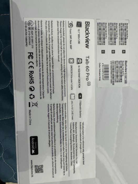 Продам планшет новый