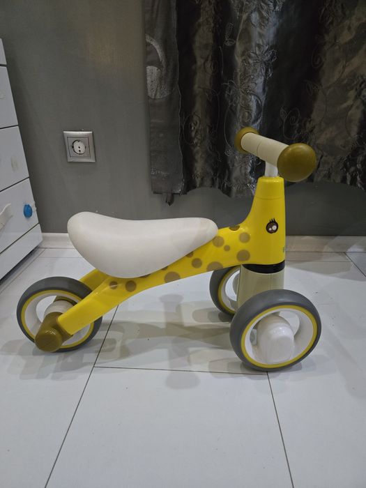 Детско балансно колело Bigjigs Diditrike, Жираф, Жълт