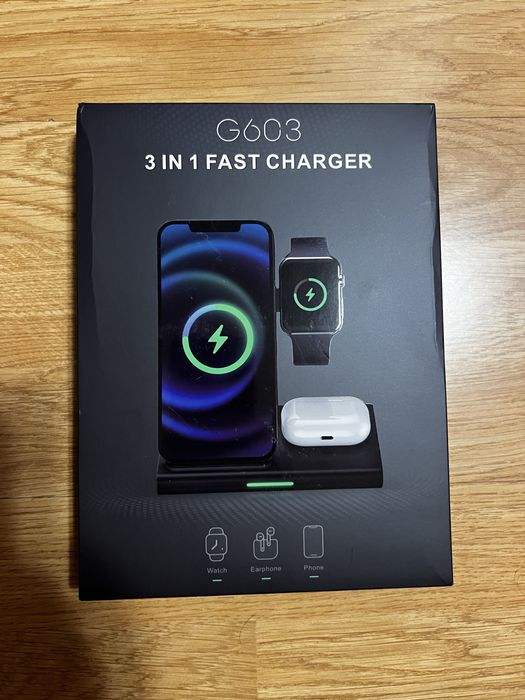 Statie incarcare rapida 3 in 1 Apple, Samsung  G603 Rosh