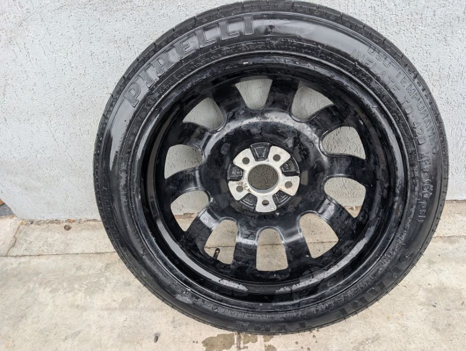 Roata rezerva 18 5x108 Volvo S60R V70R cauciuc T115/85 R18 cod 30347028