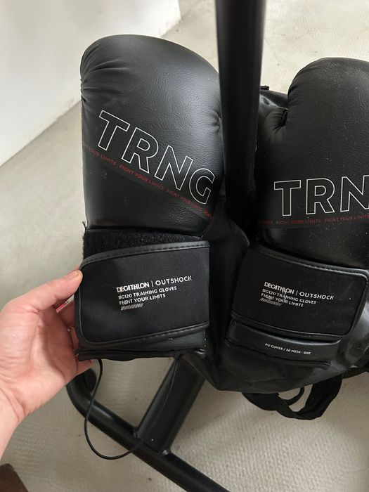 Sac de box MMA cu suport + manusi